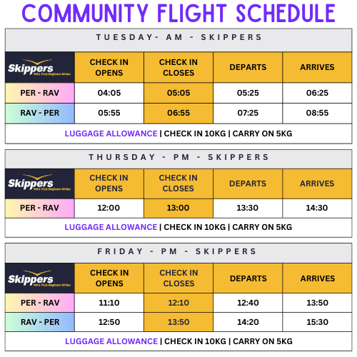 Community Flight Schedule 200723 