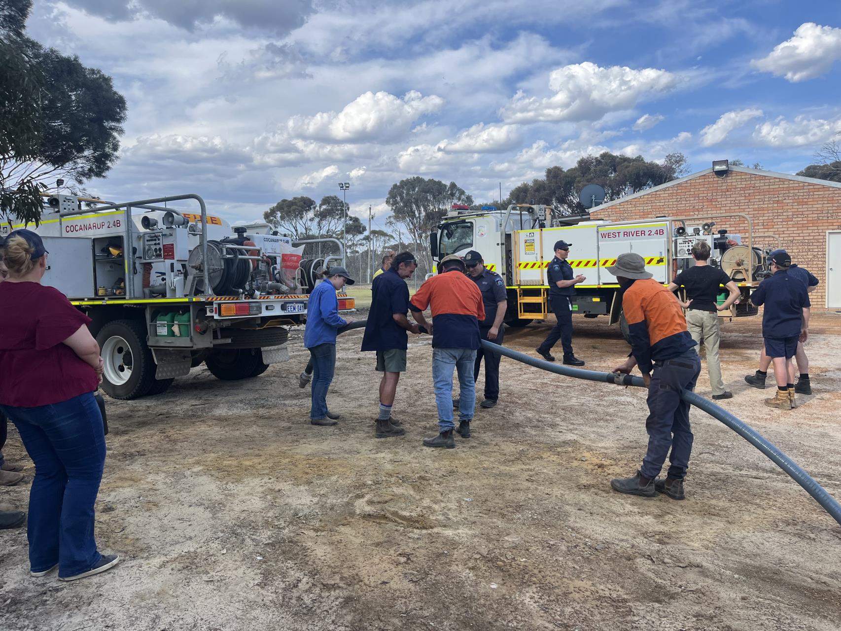 Extensive training for bushfire brigades