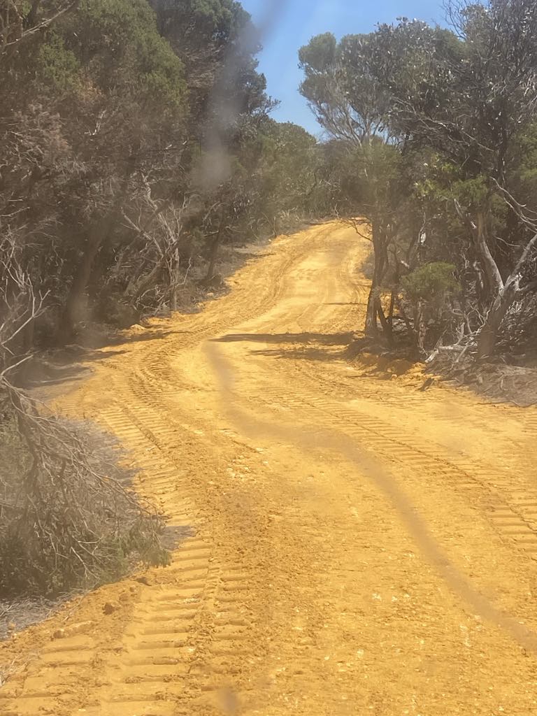 Upgrade begins on track to Two Mile Beach